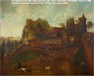 The original Lancasterian School, set up in 1812, below the Castle