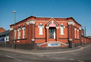 The offices of the Shrewsbury Gaslight Company – originally it had another storey
